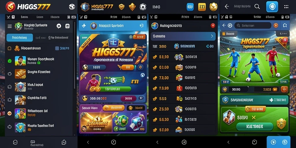 Tampilan gameplay HIGGS777 yang menarik dan intuitif.