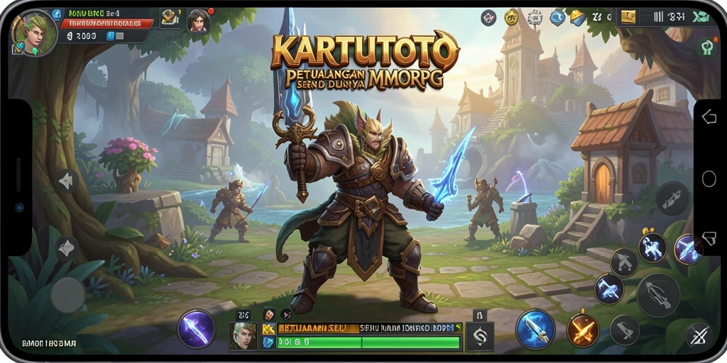 Tampilan gameplay seru dari KARTUTOTO dalam dunia MMORPG.