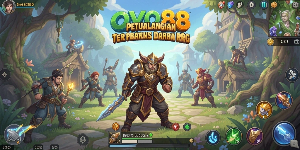 Tampilan gameplay seru dan menarik di OVO88 dengan pertarungan epik.