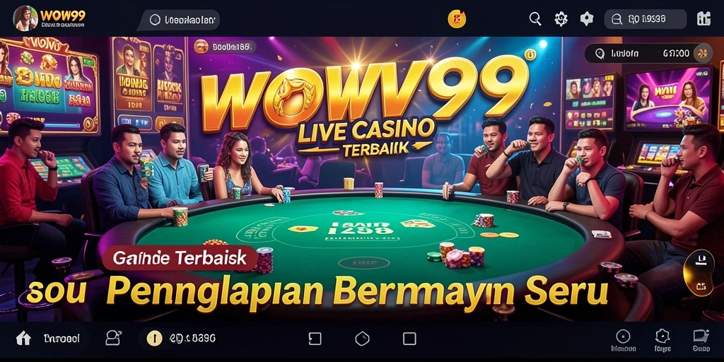 Screenshot memperlihatkan gameplay Live Casino yang seru dan interaktif.