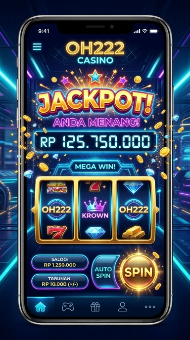 Tampilan antarmuka aplikasi oh222 yang modern dan intuitif.